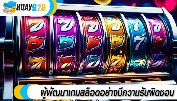 ผู้พัฒนาเกมสล็อตอย่างมีความรับผิดชอบ